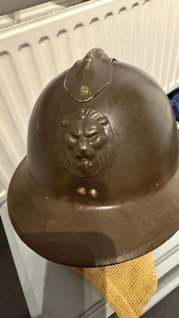M1931 ww2 met helmdoek bescherming origineel, Ophalen, Landmacht, Helm of Baret