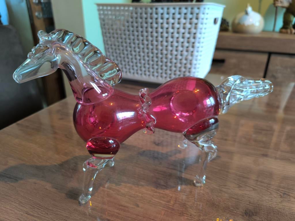 Cheval en verre 19 ème siècle, Ophalen of Verzenden
