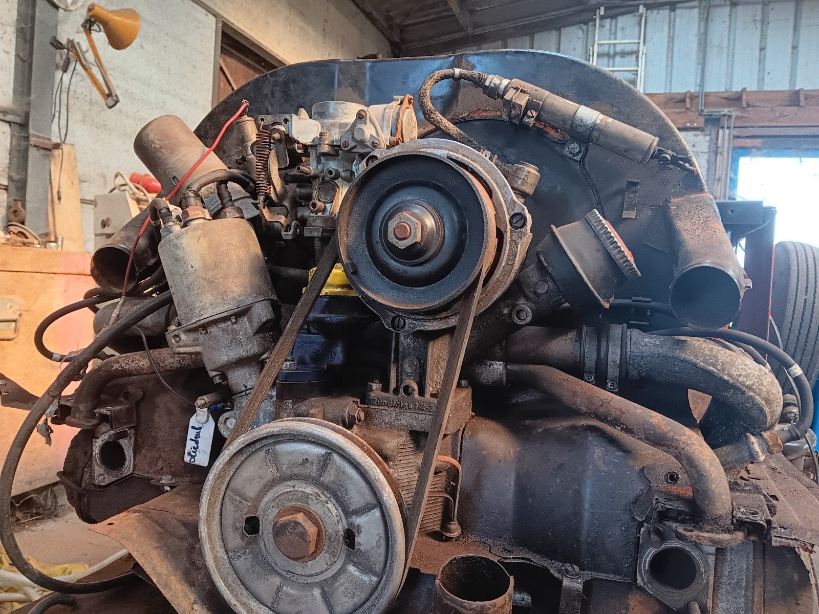 kever bus motor, Enlèvement