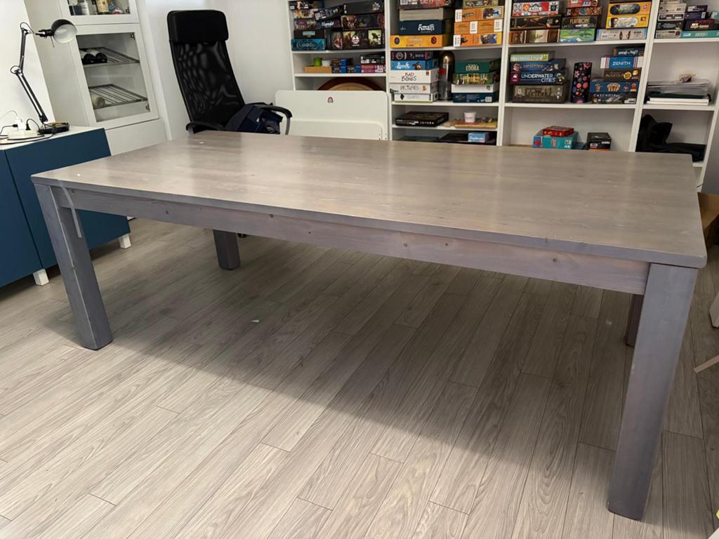 Table salle a manger en pin, Maison & Meubles, Enlèvement, Utilisé, Pin