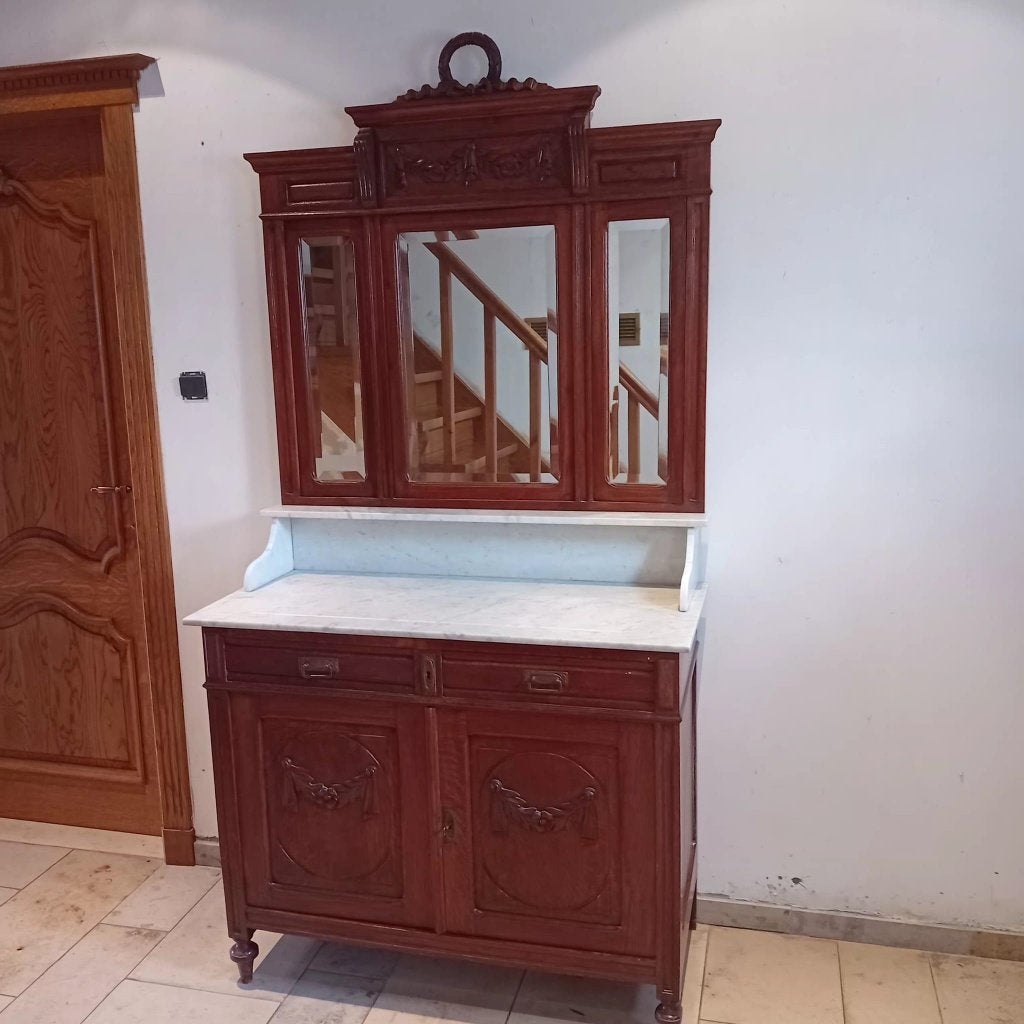 Vintage eiken kast, Antiek en Kunst, Ophalen