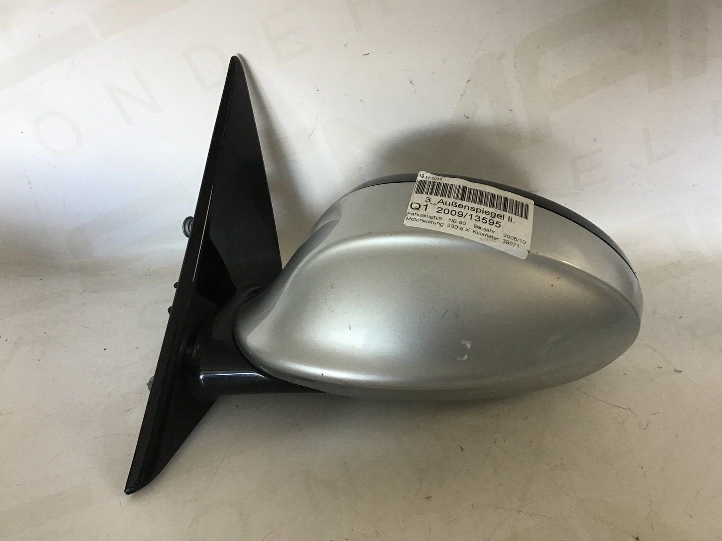 Buitenspiegel links zilver (elektrisch) BMW E90 53263, -, Utilisé, -, Enlèvement ou Envoi
