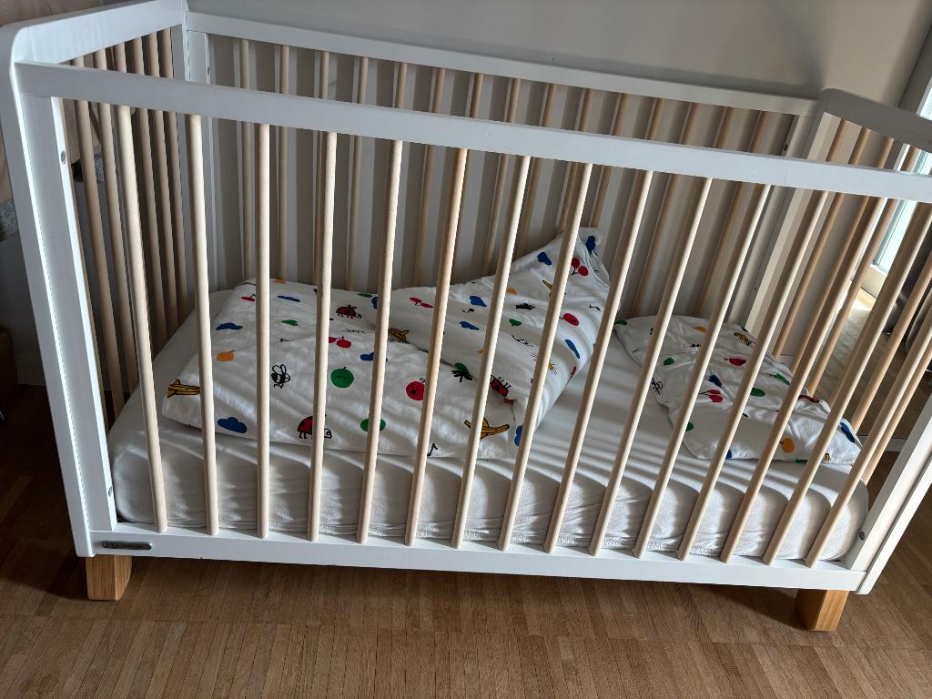 2 kinderbedden incl matras, Ophalen, 85 tot 100 cm, Zo goed als nieuw, 160 tot 180 cm