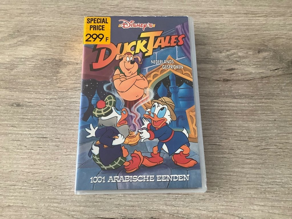 Disney Ducktales VHS Video (1994), Tekenfilm, Alle leeftijden, Zo goed als nieuw, VHS