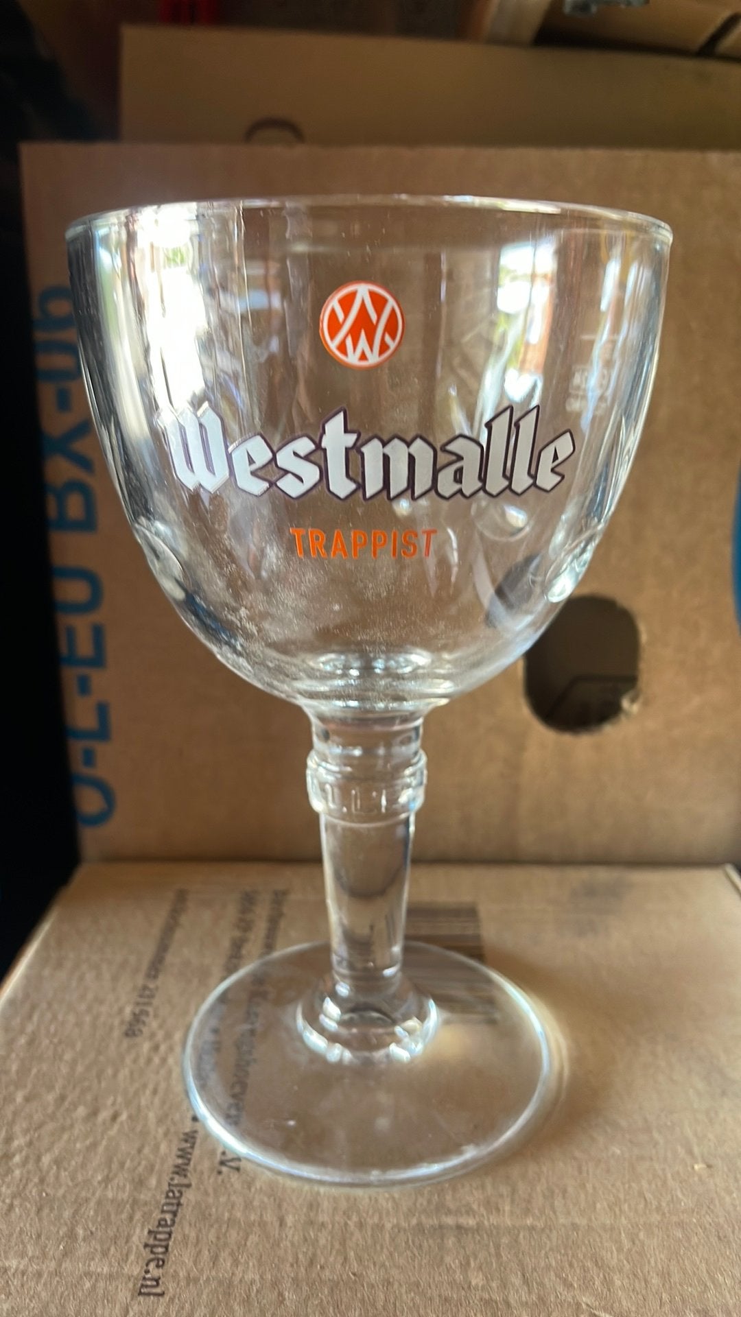 Glas westmalle trappist, Verzamelen, Ophalen, Zo goed als nieuw