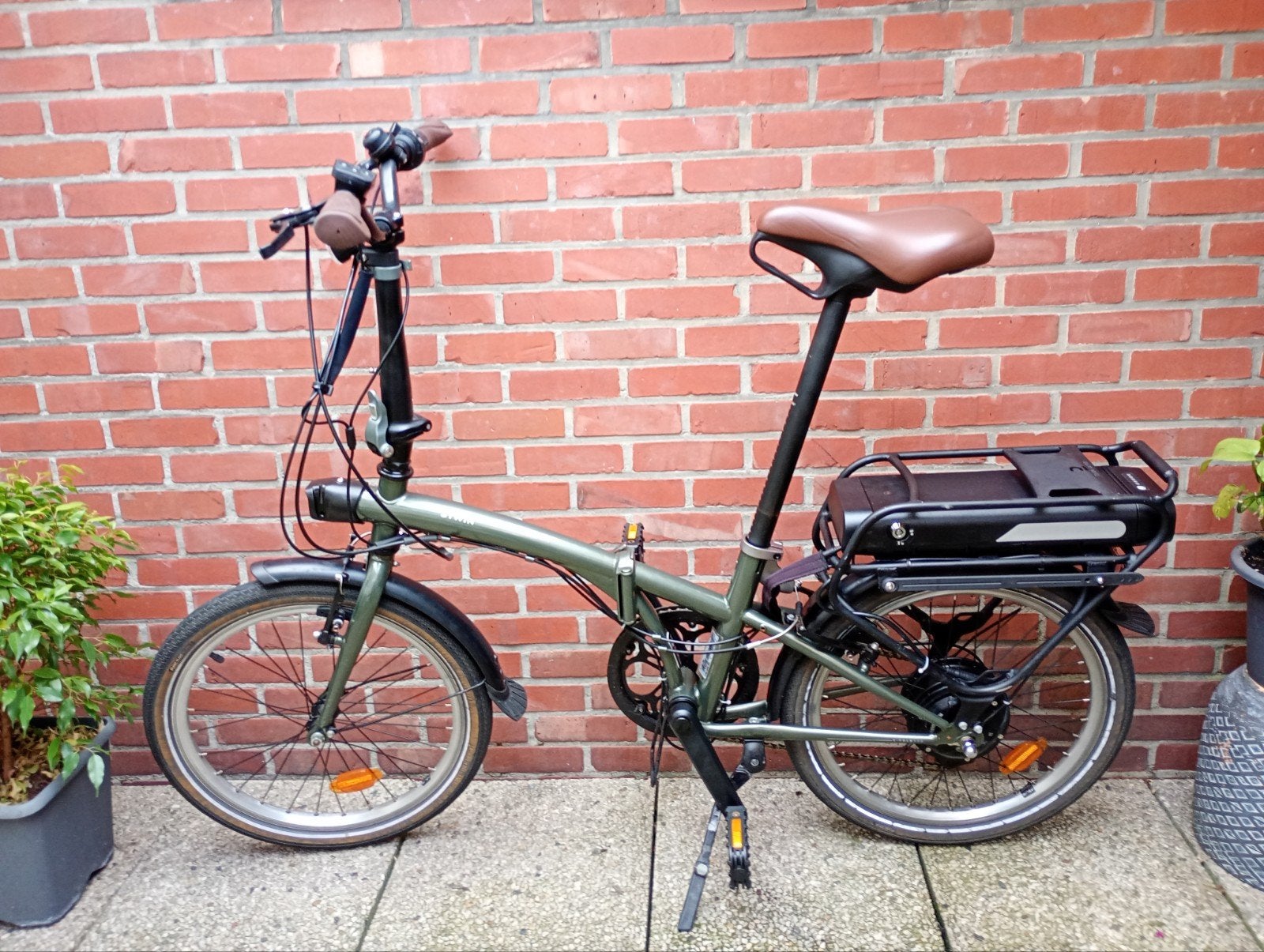 Elektrische vouwfiets E-TILT 500 groen, Fietsen en Brommers, Ophalen