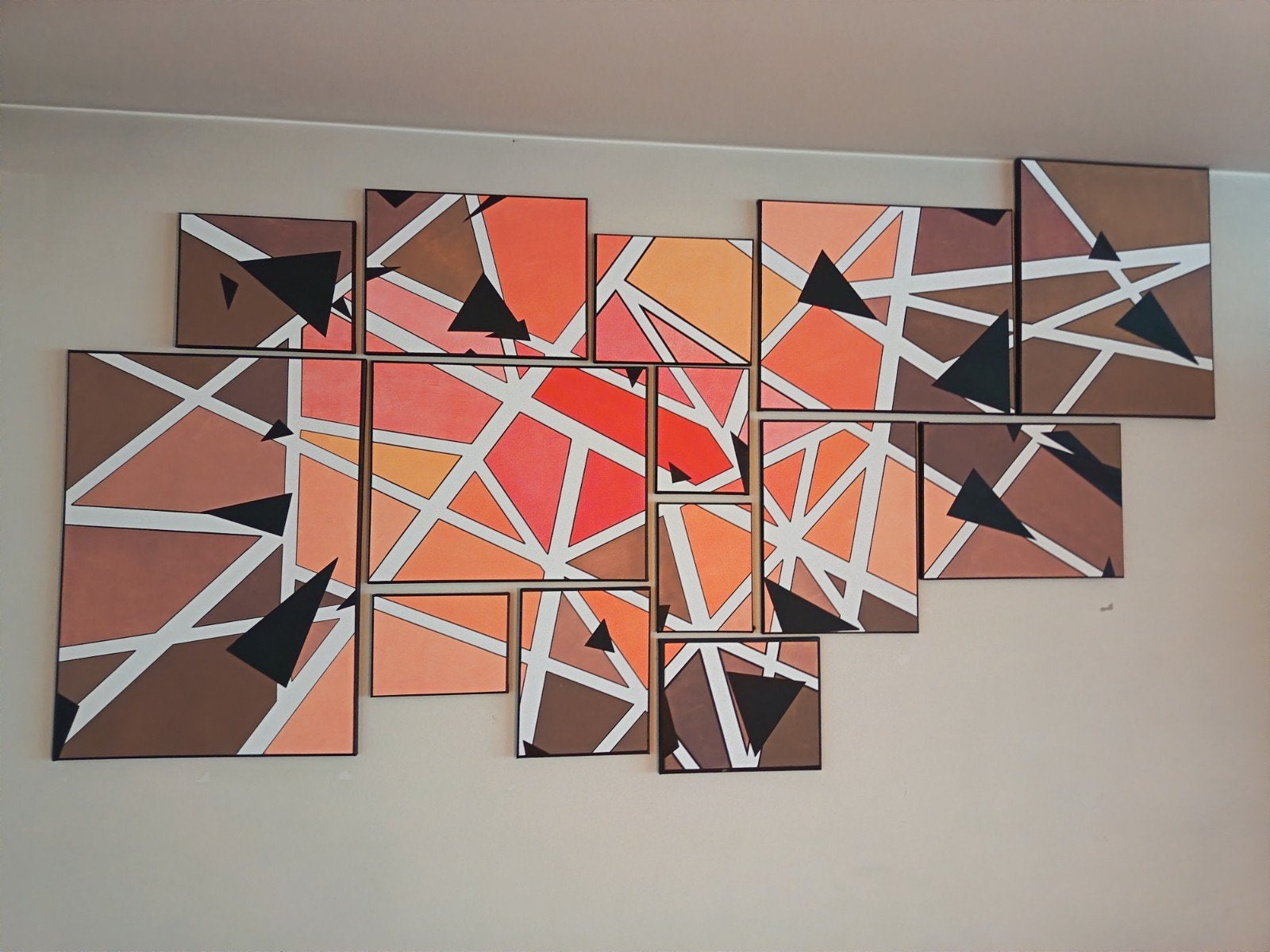 14 delig kunstwerk, Ophalen