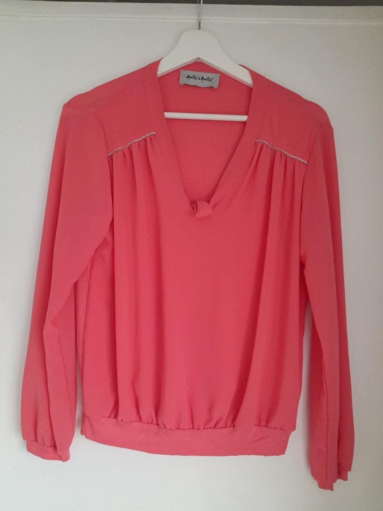 Blouse Amélie & Amélie, Kleding | Dames, Blouses en Tunieken, Maat 38/40 (M), Verzenden, Zo goed als nieuw, Roze