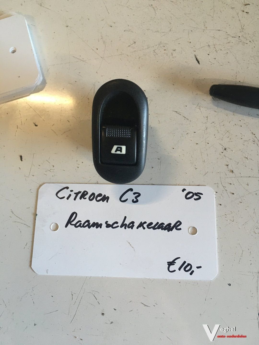 Citroen C3  1.4 8v  2005 Raambedieningsschakelaar, Gebruikt, -, -, Ophalen of Verzenden