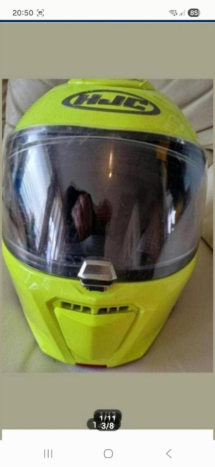 SUPER CASQUE MODULABLE " HJC" PRIX 90 EUR, Motos, Vêtements | Casques de moto, L, HJC, Enlèvement