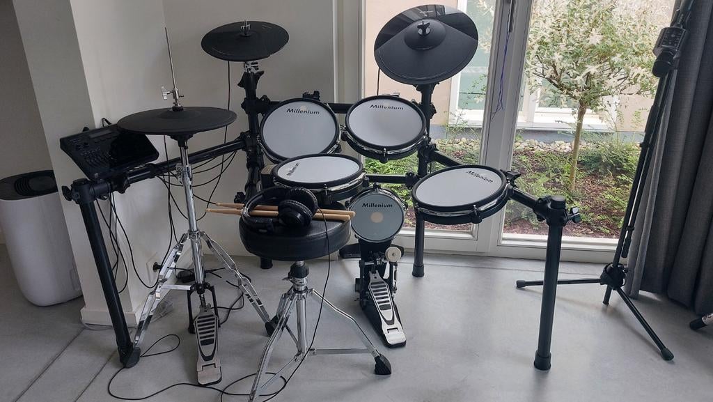 Elektrisch drumstel Millenium MPS-750X, Musique & Instruments, Batteries & Percussions, Utilisé, Autres marques, Électronique