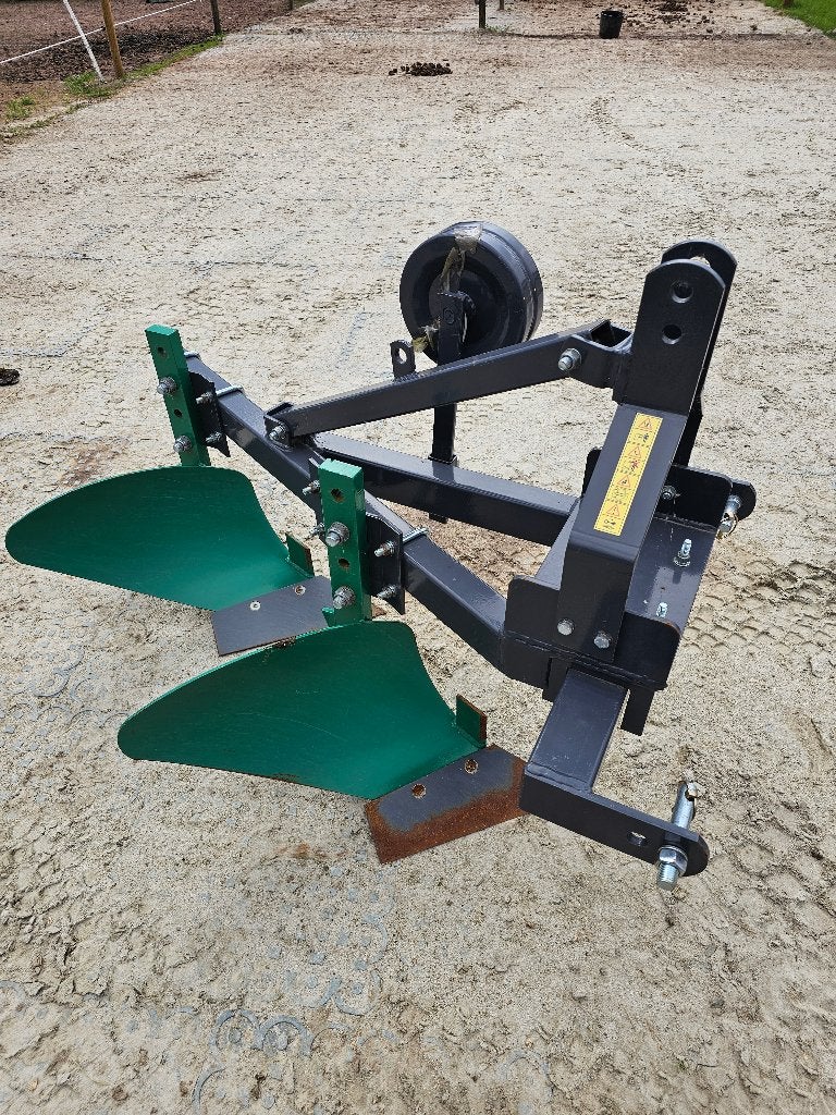 Ploeg 2 scharen minitractor, Ophalen, Grondbewerking