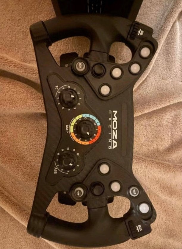 ks stuur + moza r12, Computers en Software, Joysticks, Ophalen, Zo goed als nieuw, Moza Racing
