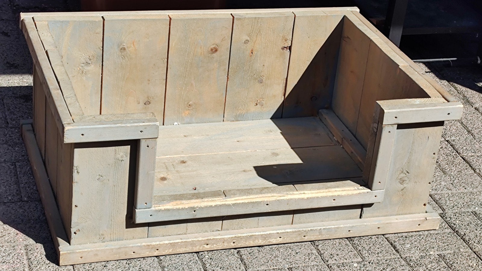 Te Koop Steigerhouten Hondenmand, Dieren en Toebehoren, Ophalen, Zo goed als nieuw, Overige