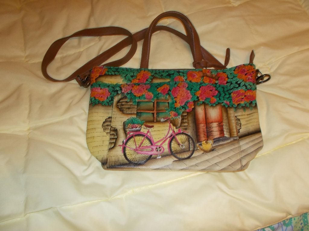 Sac à main ou bandoulière neuf ANUSCHKA en cuir., Neuf, Autres marques, Cuir, Autres couleurs