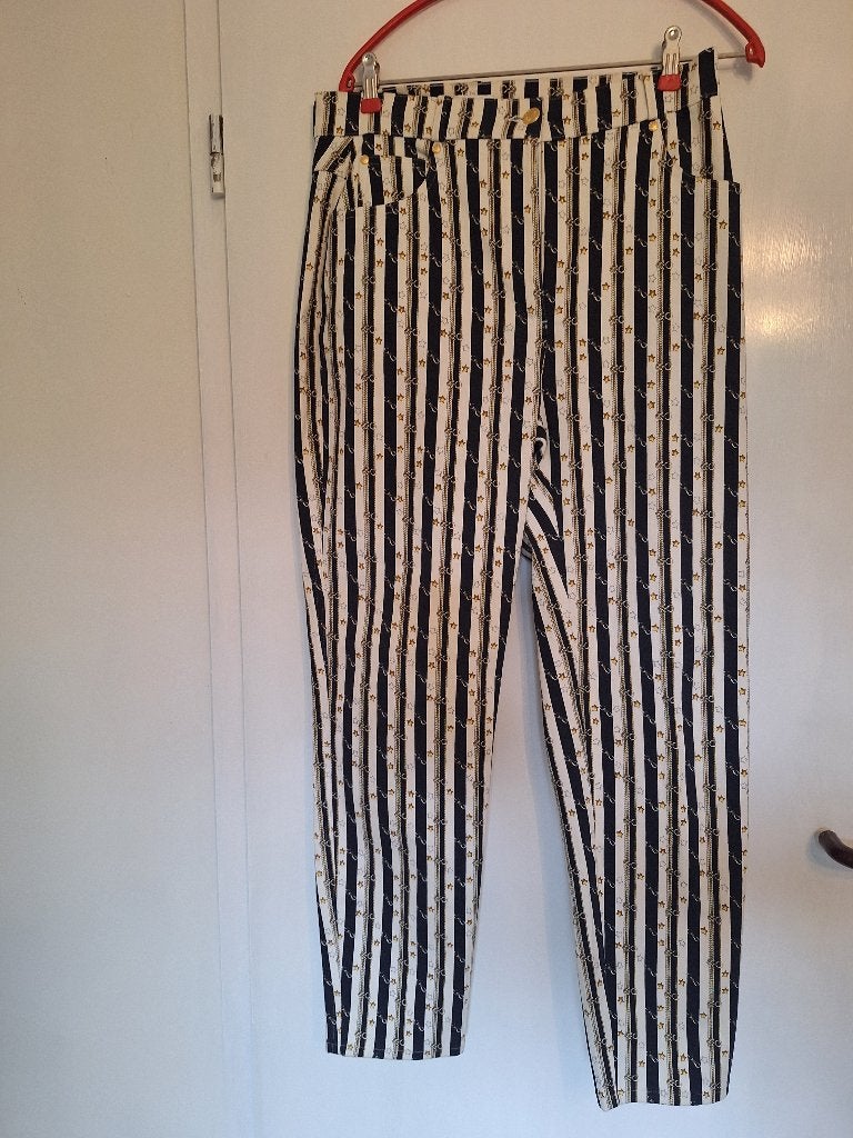 Dames broek, Ophalen, Meerkleurig, Maat 42/44 (L), Zo goed als nieuw