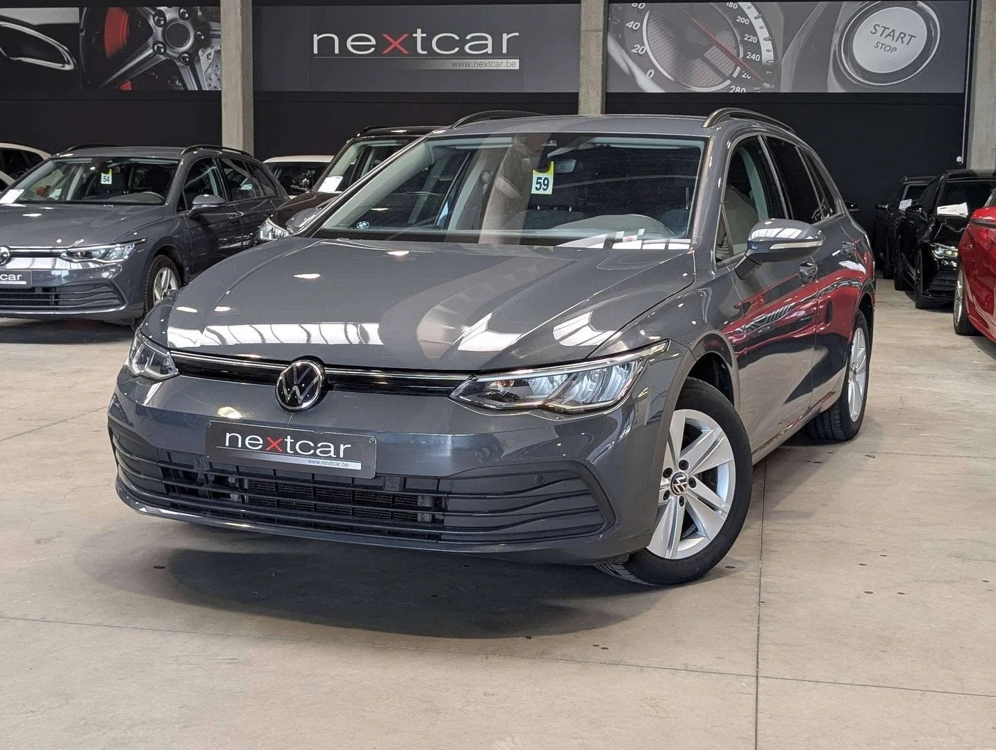 Volkswagen Golf Variant 2.0TDi 116 Life *NAVI-FULL LED-VIRTU, Argent ou Gris, 1968 cm³, Boîte manuelle, Volkswagen