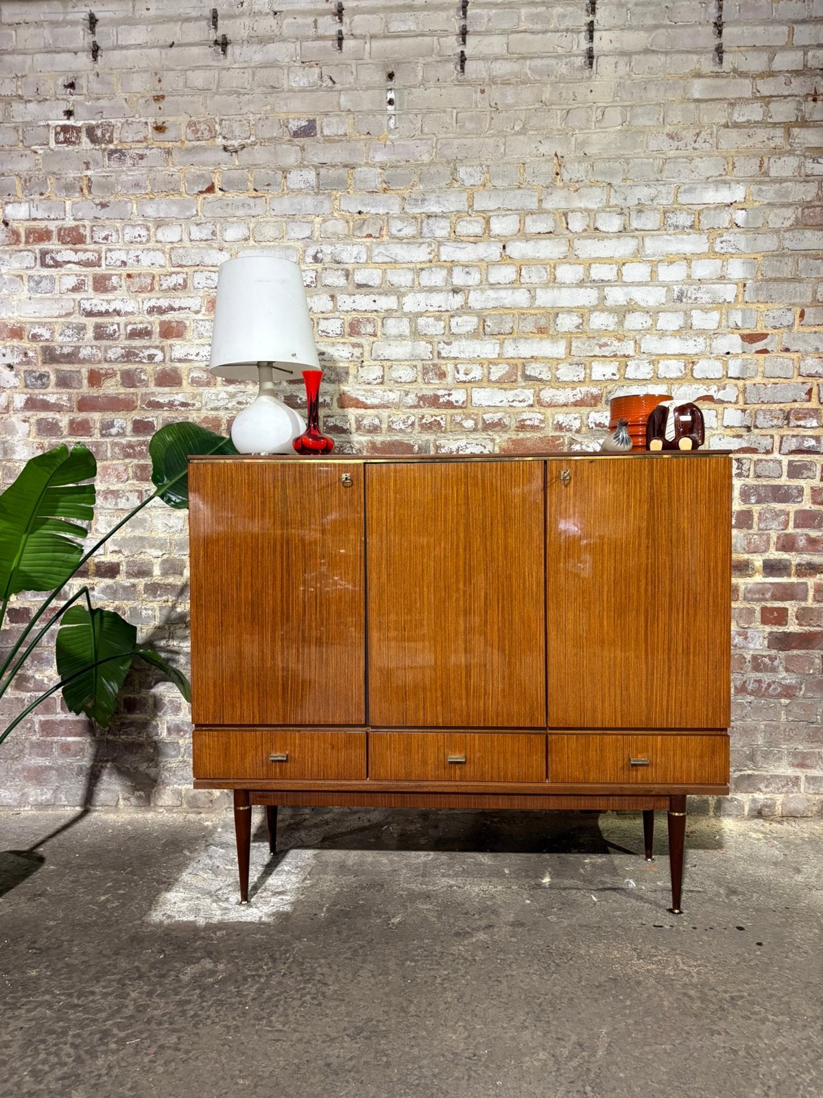 Meuble highboard midcentury vintage, Enlèvement, Comme neuf