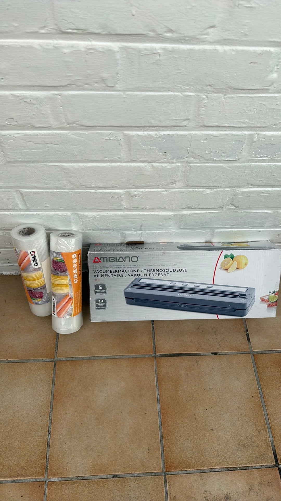 Vacumeer machine, Ophalen, Zo goed als nieuw