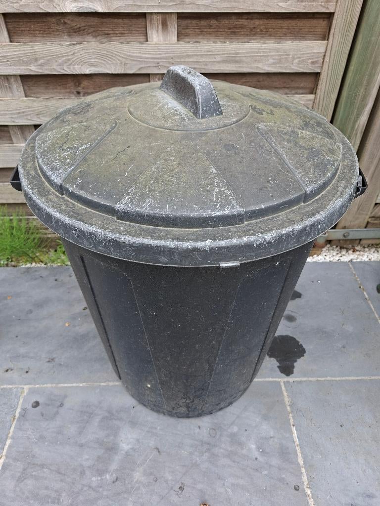 Zwarte afvalton / container, Doe-het-zelf en Bouw, Ophalen