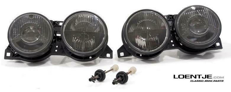nieuwe Donkere koplampen E30 met kruis, smoke 325i 320i etc, Neuf, Enlèvement ou Envoi, BMW, BMW