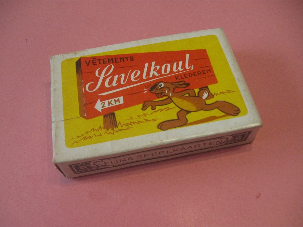 Oud kaartspel - speelkaarten Savelkoul klederen, Verzamelen, Speelkaarten, Jokers en Kwartetten, Zo goed als nieuw, Speelkaart(en)