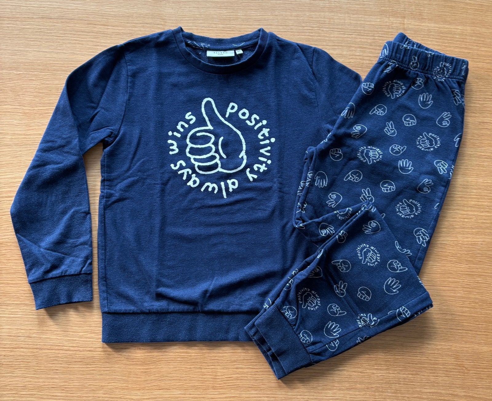 Pyjama bleu marine Bel&Bo - 12 ans - 8€, Enlèvement ou Envoi, Comme neuf, Garçon, Vêtements de nuit ou Sous-vêtements