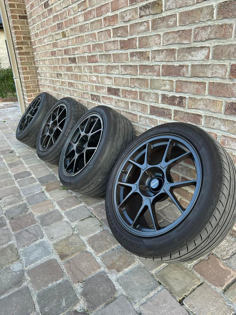 Wedssport TC005 JDM 5x114.3 Uniek!, Auto-onderdelen, Banden en Velgen, Ophalen, Gebruikt, 17 inch, Band(en)