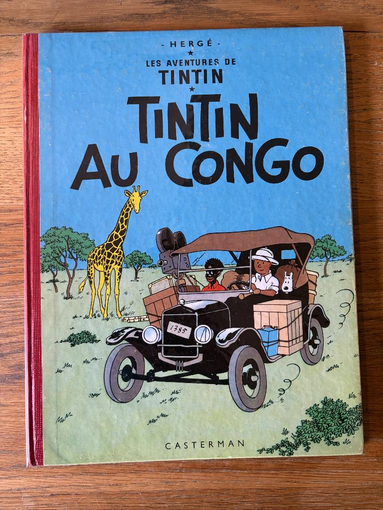 Tintina au Congo, Enlèvement ou Envoi, Tintin, Utilisé, Livre ou Jeu