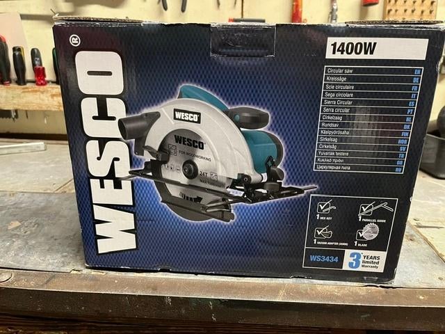 Cirkelzaag Wesco, Ophalen, Wesco, Cirkelzaag, Nieuw