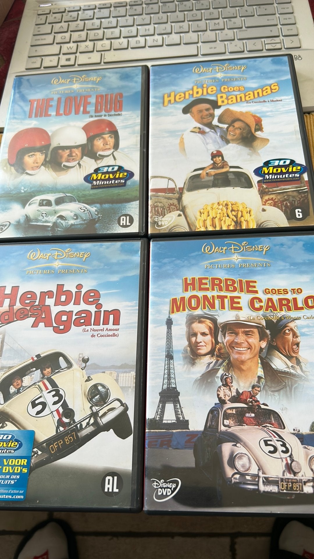 4 Herbie films, Ophalen of Verzenden, Zo goed als nieuw