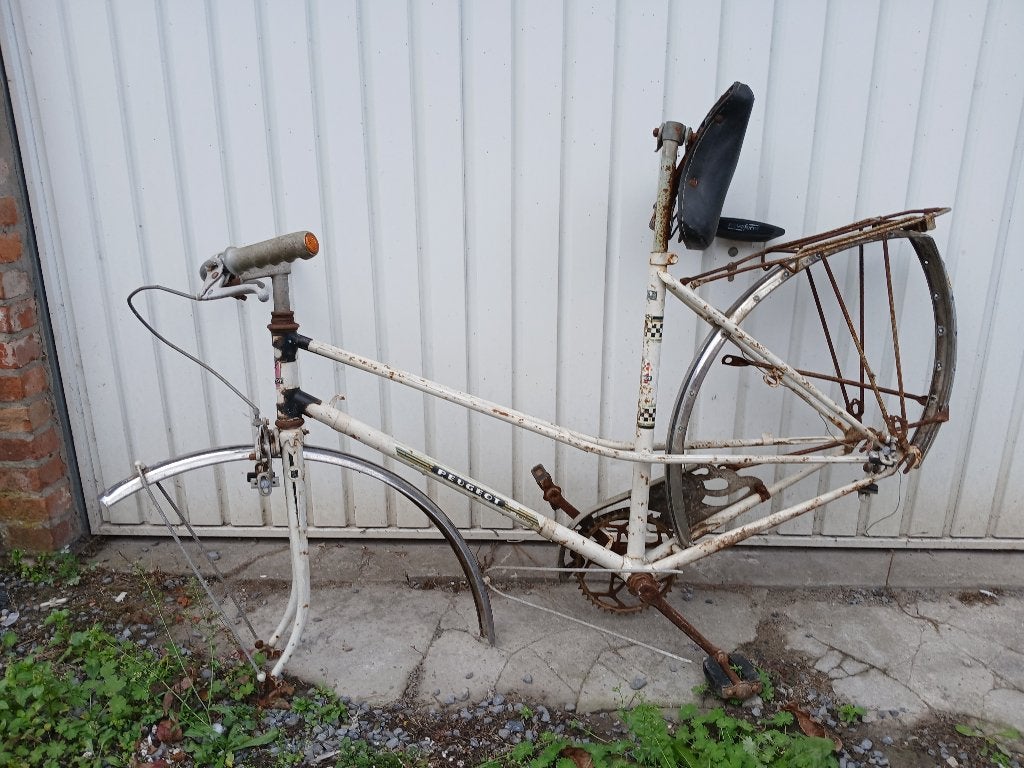 Vintage fiets, Vélos & Vélomoteurs, Enlèvement, Peugeot, Années 60 ou plus récent