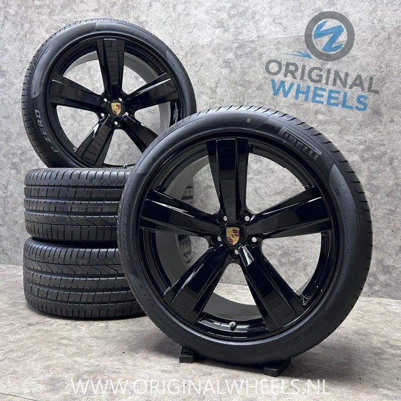 NIEUWE 21 inch originele velgen + zomerbanden Porsche Macan, -, -, Banden en Velgen, Nieuw