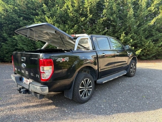 Ford Ranger 3.2 Limited - Lichte Vracht dubbele cabine 5 pl., Auto's, Automaat, Dealer onderhouden, Zwart, Leder