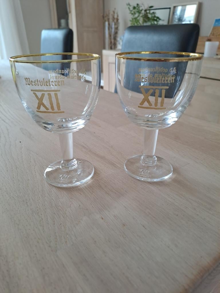Westvleteren XII glazen, Verzamelen, Glas en Drinkglazen, Ophalen