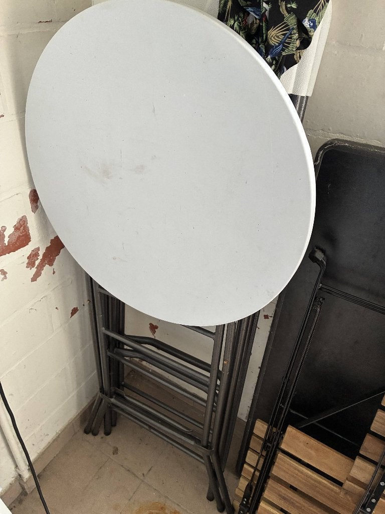 tafel, Ophalen, 100 tot 150 cm, Rond, 50 tot 100 cm