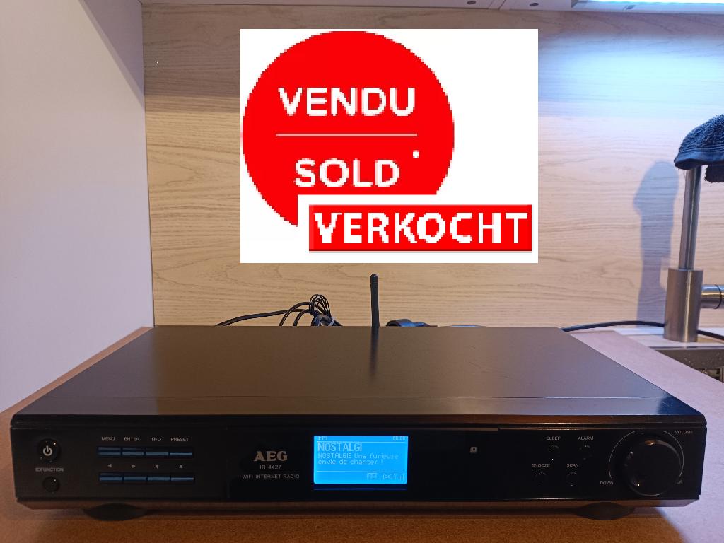 AEG IR 4427 Tuner DAB FM WIFI LAN INTERNET RADIO UPNP USB, Enlèvement ou Envoi, Comme neuf, Radio