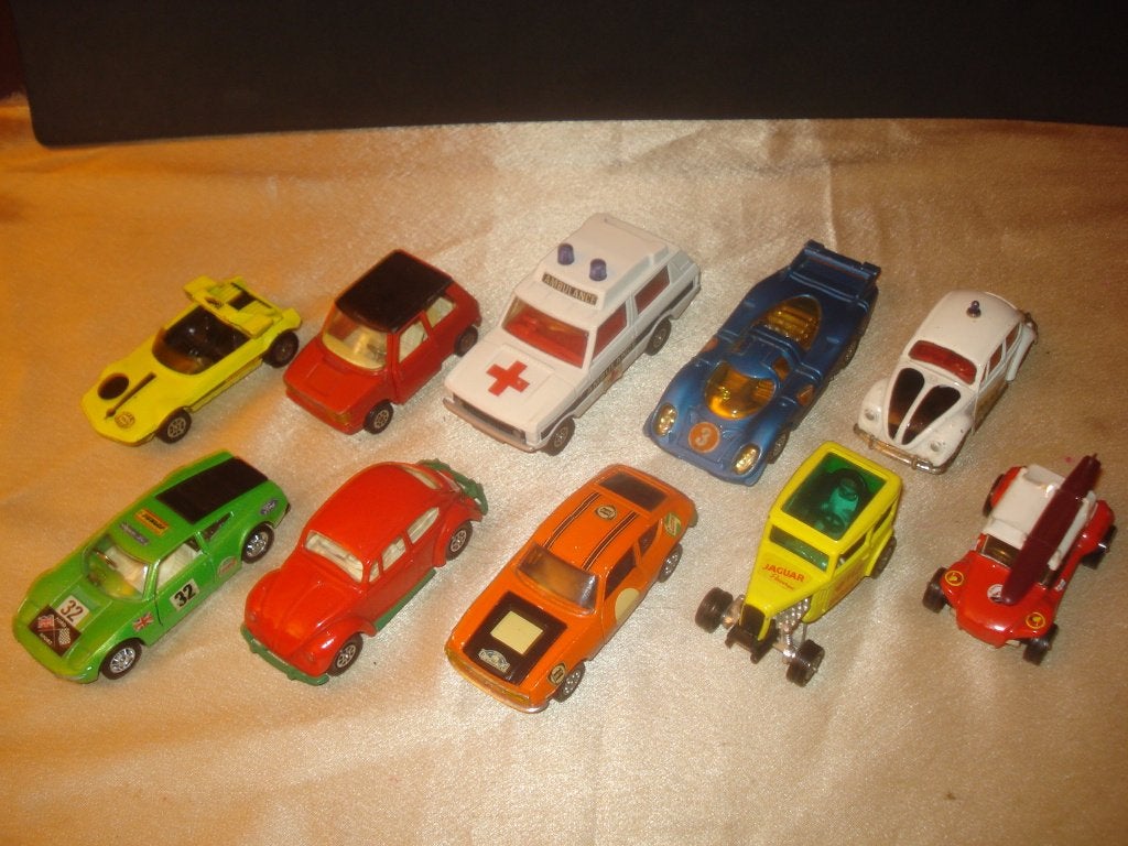 CORGI TOYS Whizzwheels Lot de 10 Anciennes Voitures, Enlèvement ou Envoi, Comme neuf, Voiture, Corgi