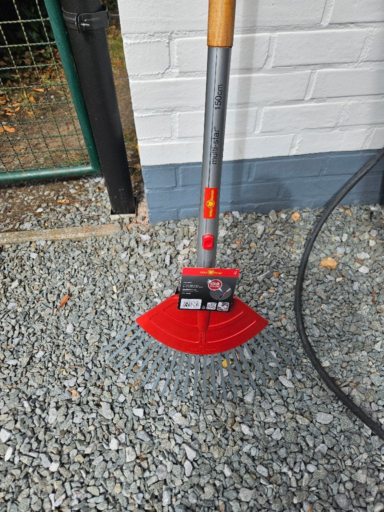 Wolf garten hark + steel, Tuin en Terras, Hand-tuingereedschap, Ophalen, Nieuw, Hark, Wolf garten