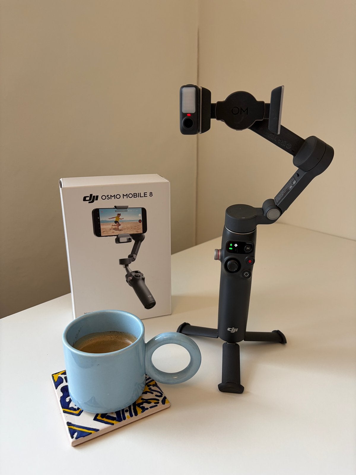 DJI Osmo Mobile 8 | Gimbal, Audio, Tv en Foto, Fotografie | Statieven en Balhoofden, Zo goed als nieuw, Ophalen of Verzenden