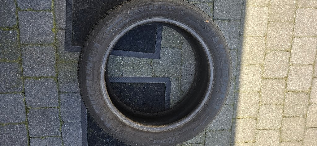 4 x Michelin winterbanden, Auto-onderdelen, Banden en Velgen, Ophalen, Gebruikt, 17 inch, Winterbanden