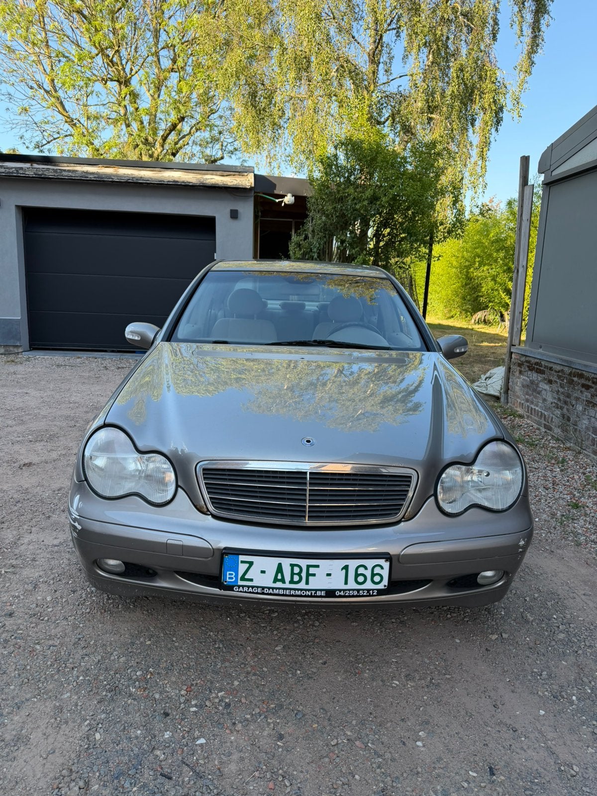 Mercedes C180 / Benzine / Eerste eigenaar / Airco, Auto's, Beige, 4 cilinders, 190 g/km, 5 deurs