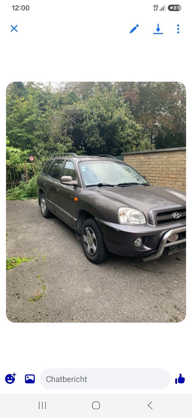 huyndai santafee, Enlèvement, Utilisé, Hyundai