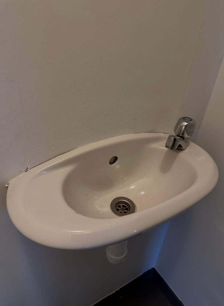 Wc/toilet lavabo, Doe-het-zelf en Bouw, Ophalen, Gebruikt, Wastafel