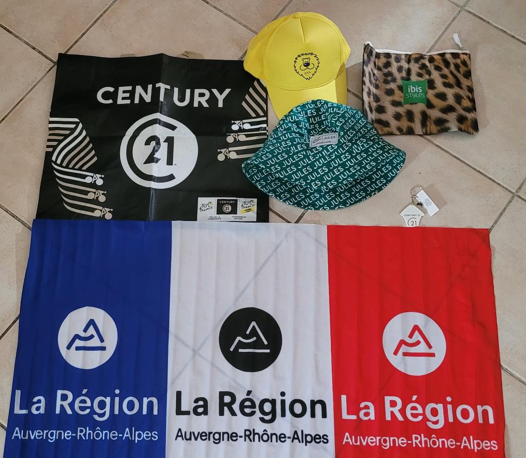 Lot de 6 goodies de la caravane du Tour de France 2025, Envoi, Comme neuf