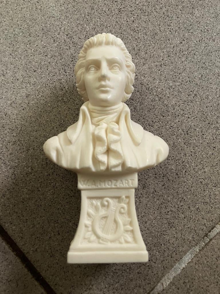 beeldje borstbeeld Wenen Wolfgang Amadeus Mozart, Ophalen of Verzenden, Gebruikt