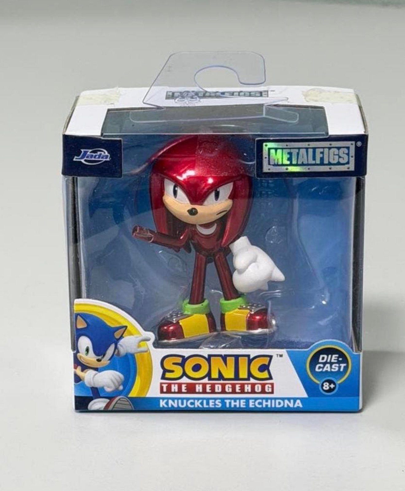 Knuckles Metalfigs 6,5cm – Sonic the Hedgehog die-cast Nieuw, Ophalen of Verzenden, Nieuw