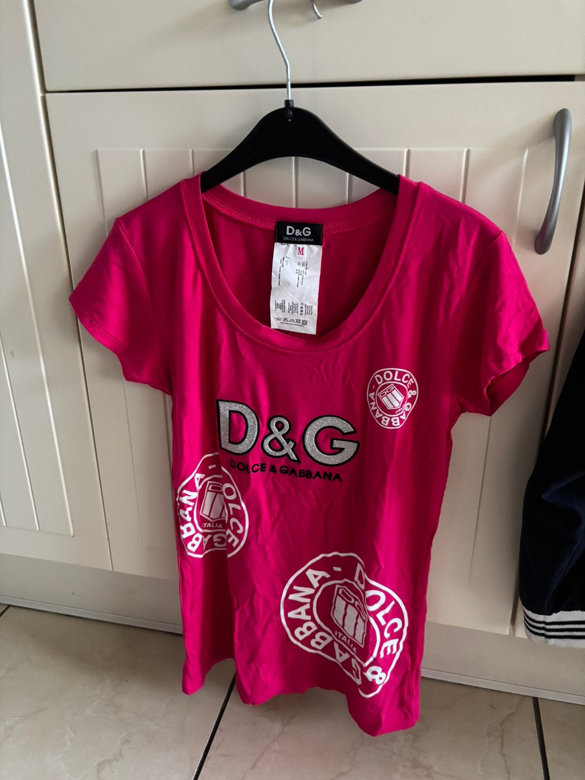 felroze Dolce & Gabbana T-shirt, Enlèvement, Comme neuf