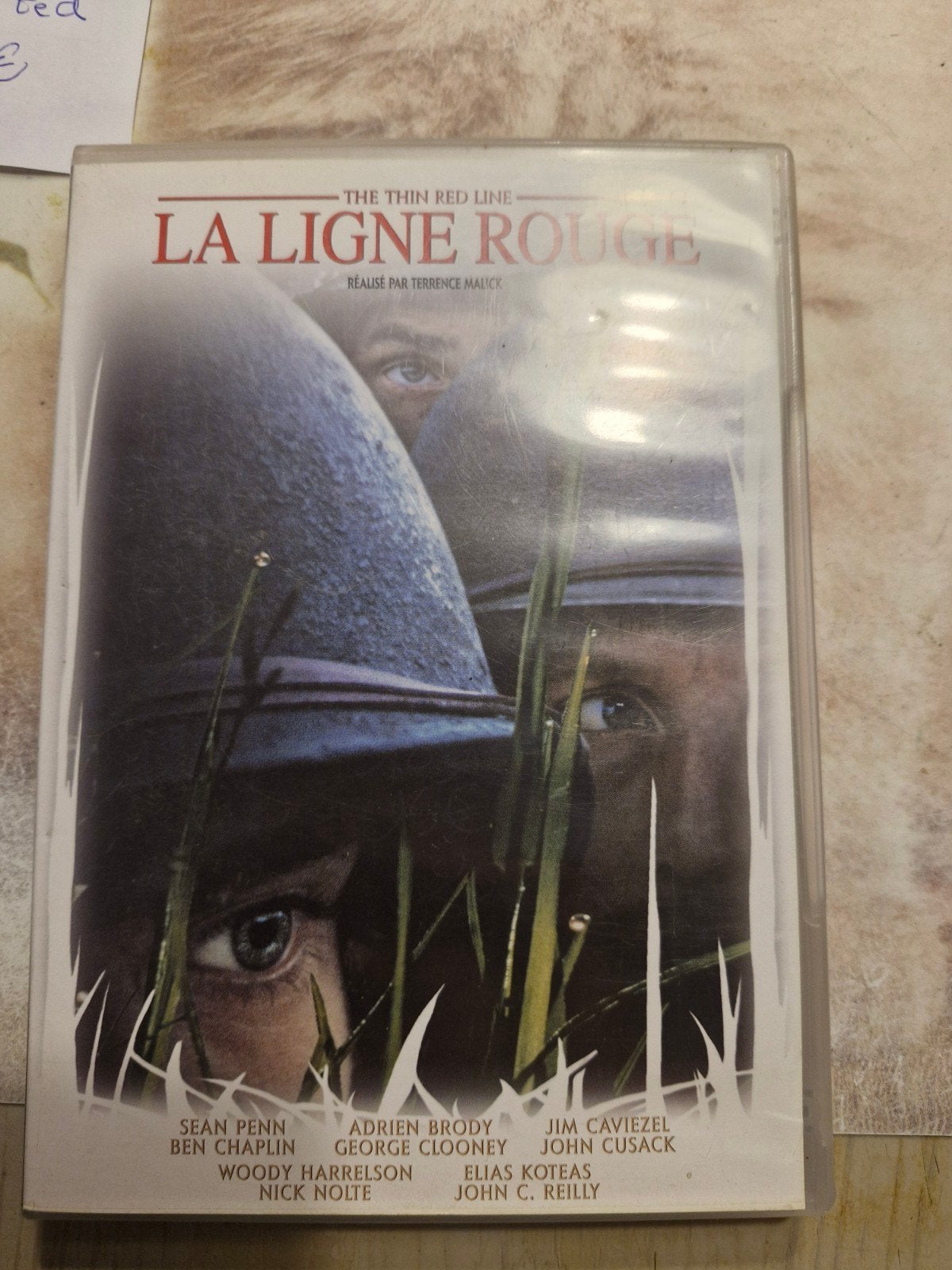 dvd la ligne rouge en bone etat, Cd's en Dvd's, Cd's | Instrumentaal, Ophalen of Verzenden, Zo goed als nieuw
