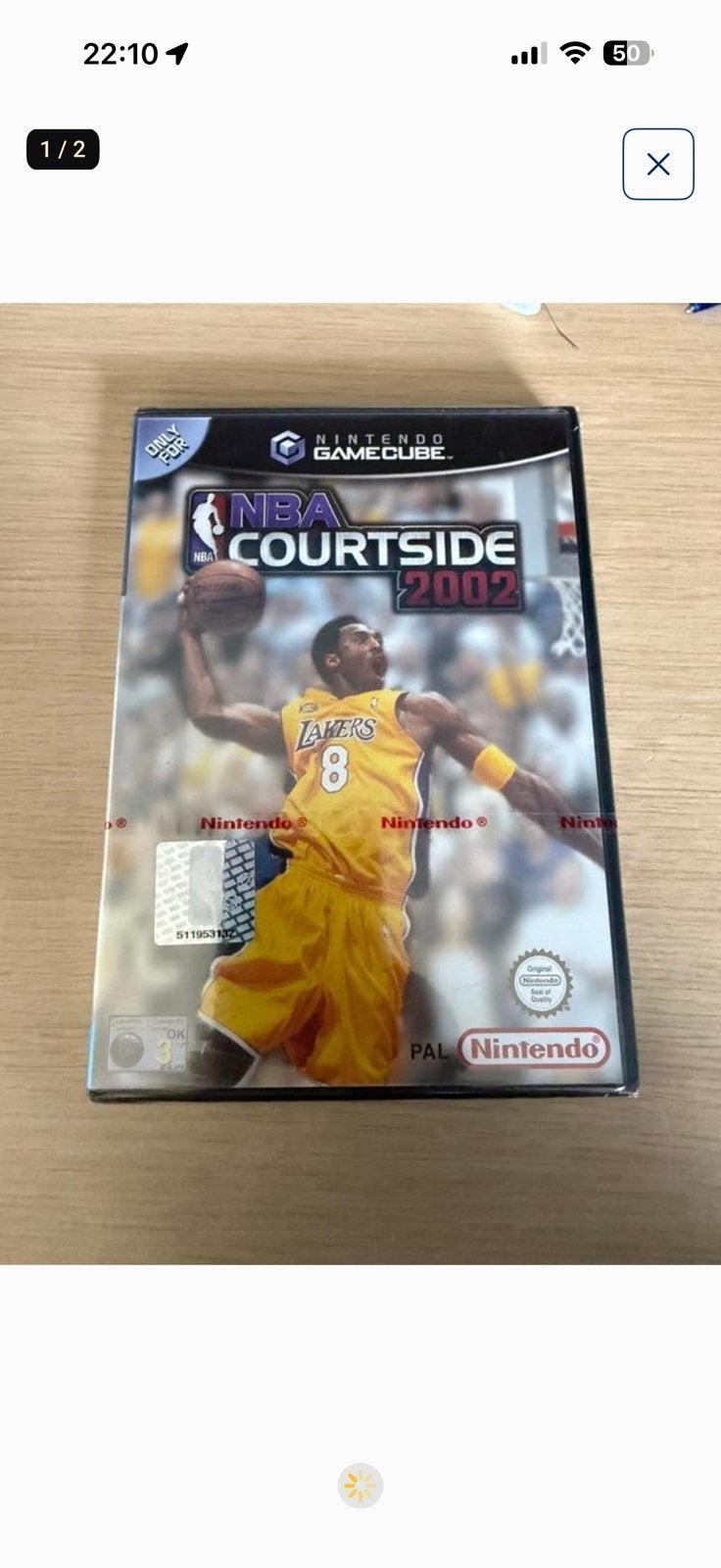 Nintendo gamecube NBA courtside 2002 volledig nieuw, Games en Spelcomputers, Games | Nintendo GameCube, Ophalen, Zo goed als nieuw